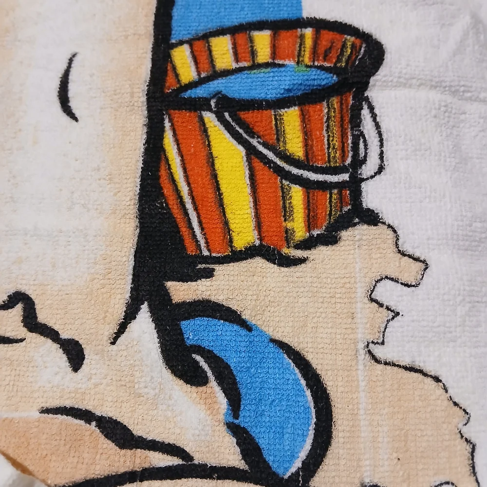 Vintage Kaufman Beaxh Towel Sandcastle